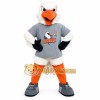White Orange Gray Seagull Mascot Costume