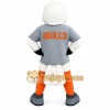 White Orange Gray Seagull Mascot Costume