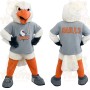 White Orange Gray Seagull Mascot Costume