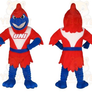 Red Blue White Eagle Mascot Costume