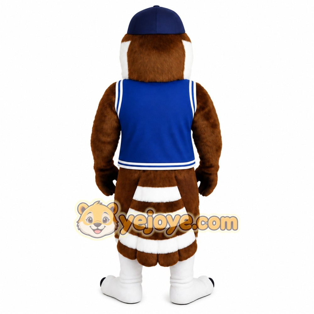 Brown White Blue Osprey Mascot Costume Brown White Blue Osprey Mascot Costume