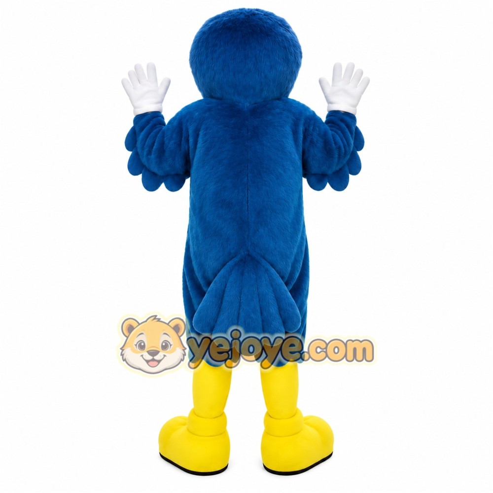 Blue Yellow Bird Mascot Costume