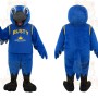 Blue Black Bird Mascot Costume
