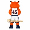 Orange White Basketball Wildcat Mascot Costume Orange White Basketball Wildcat Mascot Costume