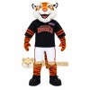 Orange Black White Tiger Mascot Costume Orange Black White Tiger Mascot Costume