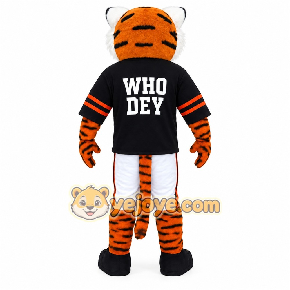 Orange Black White Tiger Mascot Costume Orange Black White Tiger Mascot Costume