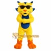 Yellow Blue Sunglasses Cat Mascot Costume