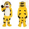 Yellow Black Tiger Mascot Costume