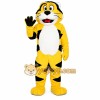 Yellow Black Tiger Mascot Costume Yellow Black Tiger Mascot Costume