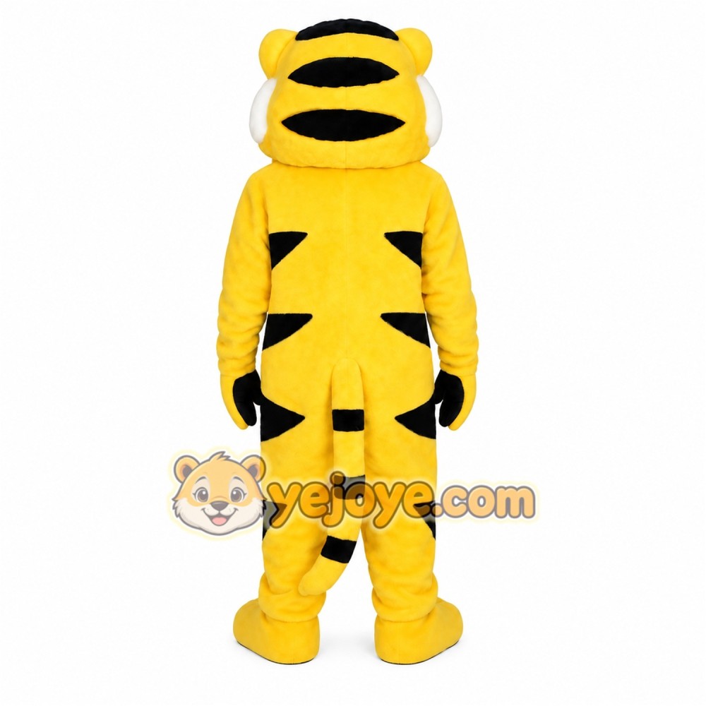 Yellow Black Tiger Mascot Costume Yellow Black Tiger Mascot Costume