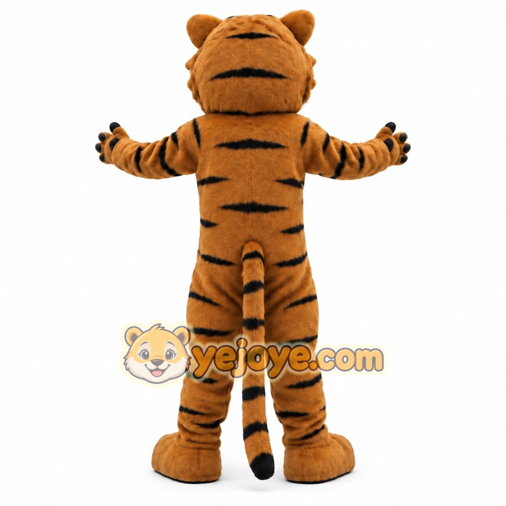 Brown Tiger Mascot Costume Brown Tiger Mascot Costume