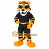 Yellow Black Tiger Mascot Costume