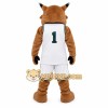 Brown White Bobcat Basketball Mascot Costume