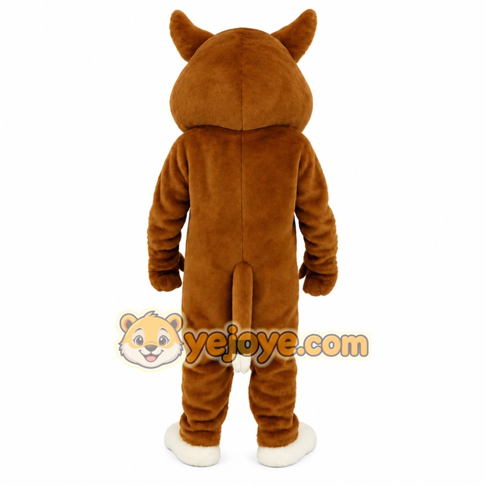 Brown White Tiger Mascot Costume Brown White Tiger Mascot Costume