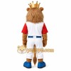 Brown Gold Crowned Lion Baseball Mascot Costume Brown Gold Crowned Lion Baseball Mascot Costume