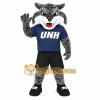 Gray Navy Black Wildcat Mascot Costume Gray Navy Black Wildcat Mascot Costume