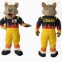 Tan Yellow Black Dog Mascot Costume