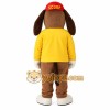 Brown Yellow Red Floppy Ear Dog Mascot Costume