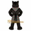 Black Green Red Scottish Dog Mascot Costume Black Green Red Scottish Dog Mascot Costume