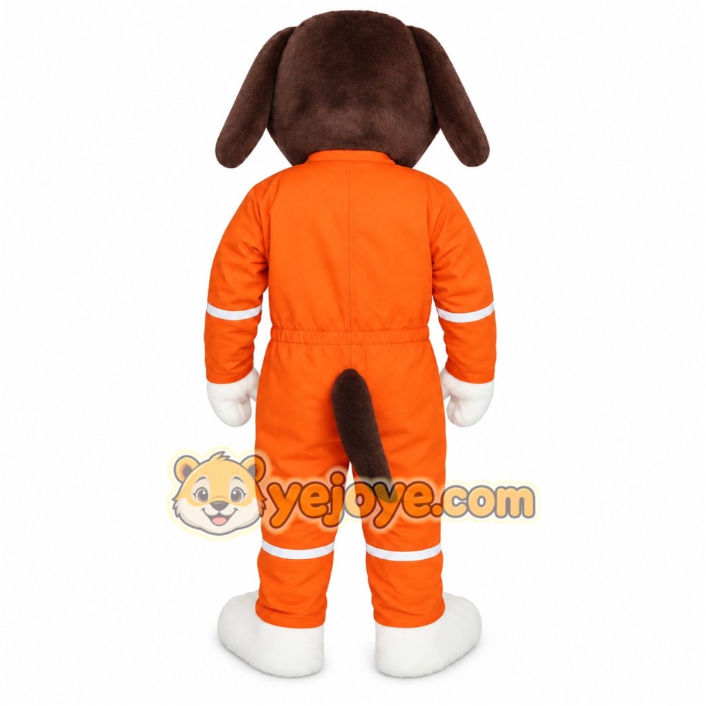 Orange Brown White Dog Mascot Costume Orange Brown White Dog Mascot Costume