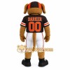 Brown Black Football Dog Mascot Costume Brown Black Football Dog Mascot Costume