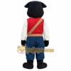 Black White Red Blue Dog Mascot Costume Black White Red Blue Dog Mascot Costume