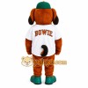 Brown White Baseball Dog Mascot Costume