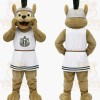 Tan White Spartan Dog Mascot Costume