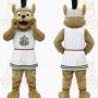 Tan White Spartan Dog Mascot Costume
