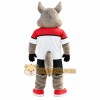 Gray Red White Black Wolf Mascot Costume Gray Red White Black Wolf Mascot Costume