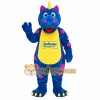 Blue Yellow Purple Dragon Mascot Costume Blue Yellow Purple Dragon Mascot Costume