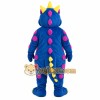 Blue Yellow Purple Dragon Mascot Costume Blue Yellow Purple Dragon Mascot Costume