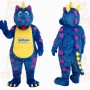 Blue Yellow Purple Dragon Mascot Costume
