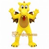 Yellow Brown Dragon Mascot Costume Yellow Brown Dragon Mascot Costume