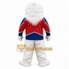 White Red Blue Yeti Mascot Costume