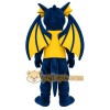 Blue Yellow Winged Dragon Mascot Costume