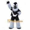 Light Blue Black Yeti Mascot Costume Light Blue Black Yeti Mascot Costume