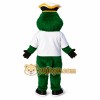 Green Yellow Tricorn Monster Mascot Costume Green Yellow Tricorn Monster Mascot Costume