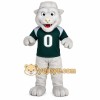 Gray Green Wildcat Mascot Costume Gray Green Wildcat Mascot Costume