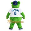 Green White Baseball Bear Mascot Costume Green White Baseball Bear Mascot Costume