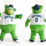 Green White Baseball Bear Mascot Costume