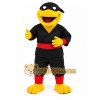 Yellow Black Red Ninja Mascot Costume
