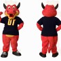 Red Yellow Black Dragon Mascot Costume