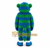 Blue Green Striped Raccoon Mascot Costume Blue Green Striped Raccoon Mascot Costume