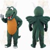 Green Orange White Dragon Mascot Costume