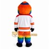 Orange Rainbow Furry Monster Mascot Costume