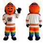 Orange Rainbow Furry Monster Mascot Costume