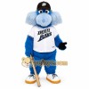 Blue White Baseball Dog Mascot Costume