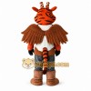 Orange Brown Winged Tiger Mascot Costume Orange Brown Winged Tiger Mascot Costume