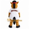 Brown White Baseball Horse Mascot Costume Brown White Baseball Horse Mascot Costume
